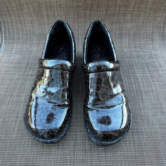 BOC Peggy brown slip on clogs, Cheetah, 10 - Picture 3 of 10